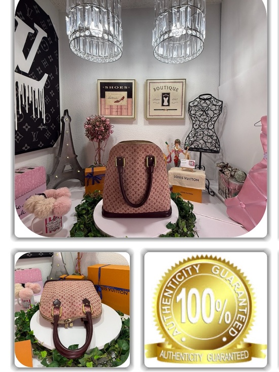 Louis vuitton Handbags - LOUIS VUITTON PINK DENIM ALMA TOTE!
